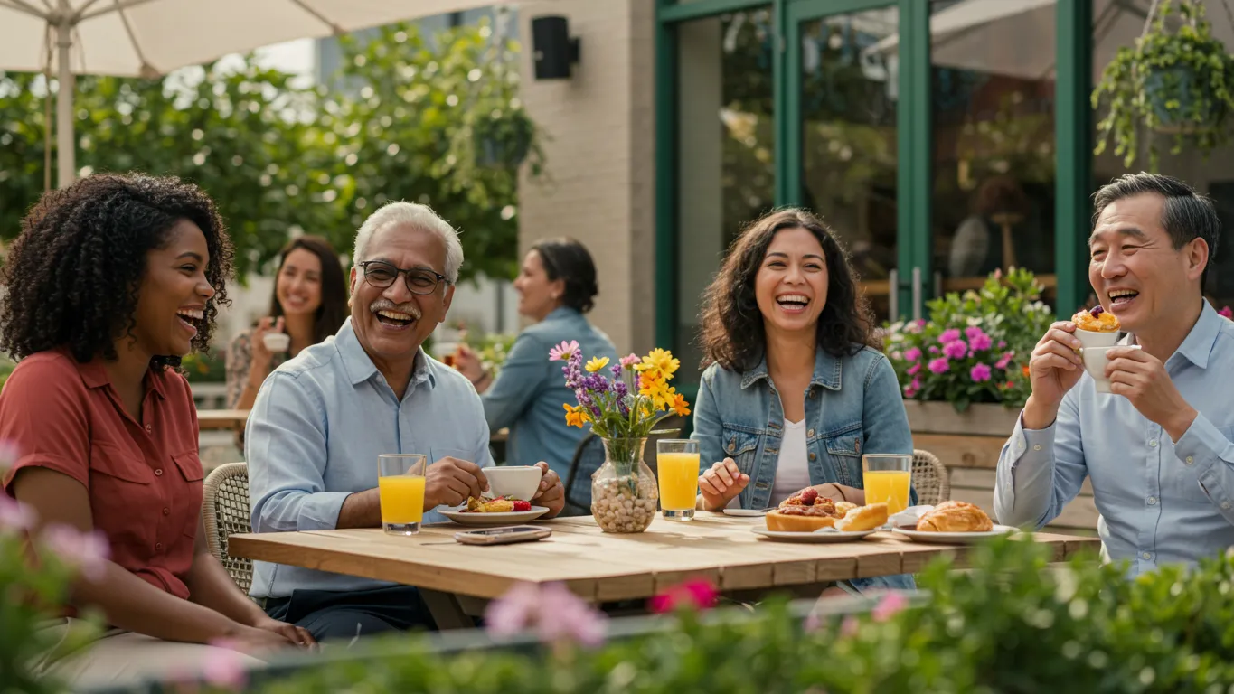 A delightful brunch scene in Hackensack